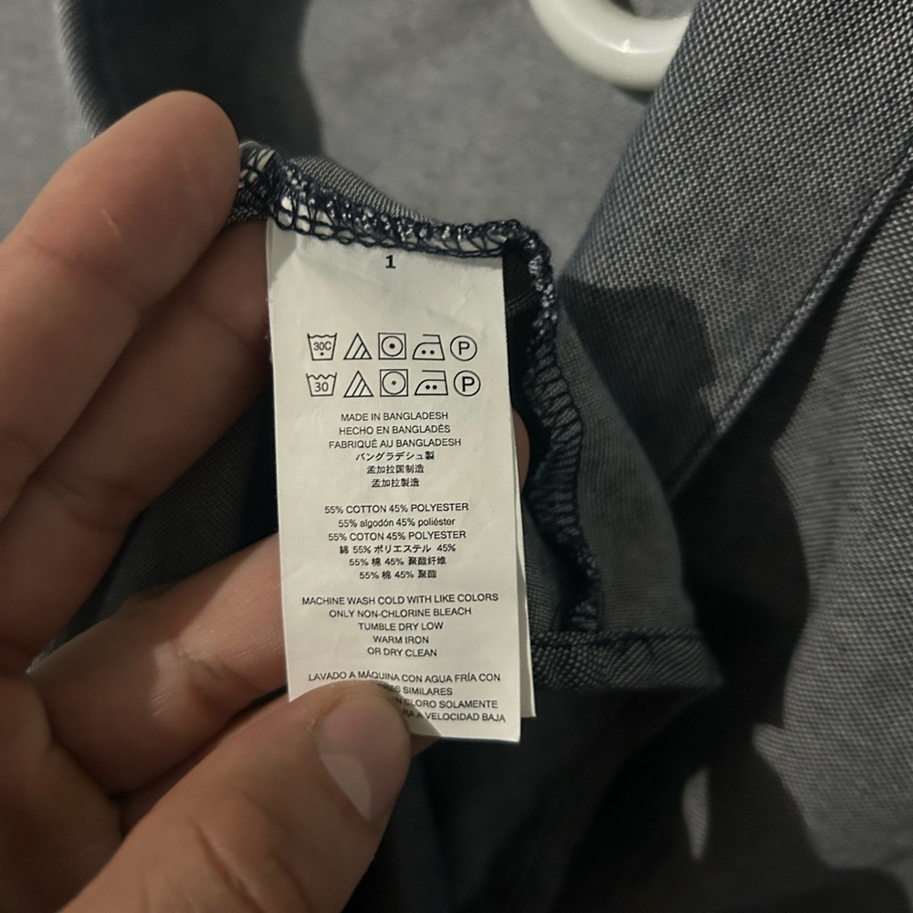 Michael Kors Gray Button-Up Shirt - Picture 5 of 8